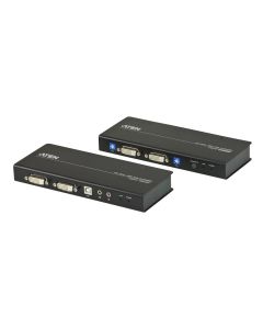 ATEN CE604 USB DVI Dubbelvoudige Weergave Cat 5 KVM Verlenger (1024 x 768@60m)