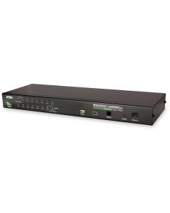 ATEN CS1716A 16-Poorts PS/2-USB VGA KVM Schakelaar met Ketenverbinding Poort en USB Randapparatuur Ondersteuning