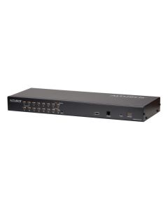 ATEN KH1516A 16-poorts multi-interface (DisplayPort, HDMI, DVI, VGA) Cat 5 KVM-switch