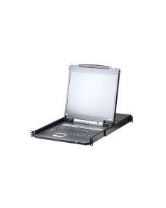 ATEN CL5716I 16-Poorts PS/2-USB VGA LCD KVM over IP-Schakelaar met Ketenverbinding Poort en USB Randapparatuur Ondersteuning