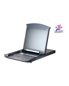 ATEN KL1116V 16-poorts Cat 5 Dual Rail LCD KVM over IP-switch1 lokale/1 externe gebruikerstoegang